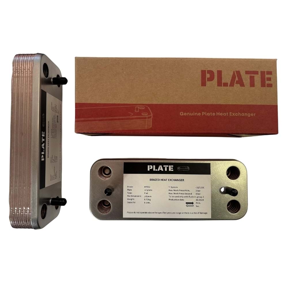 1000x1000_thumb_pe88_st04055 PLAKA EŞANJÖR İMMERGAS 12 PLATE 152MM PE88 - Görsel 1