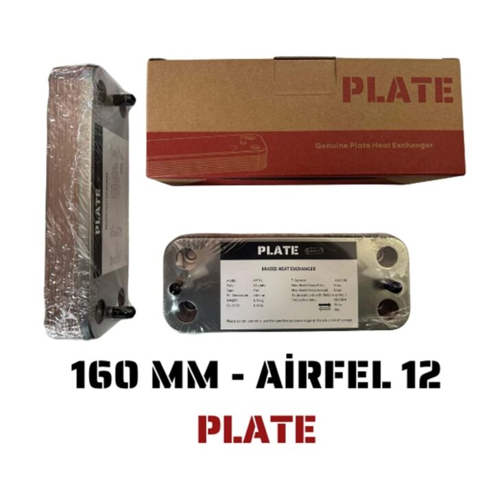PLAKA EŞANJÖR AİRFEL 12 PLATE 160mm - Görsel 1