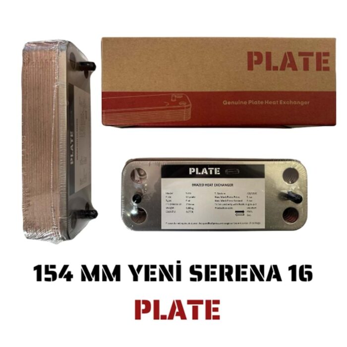 PLAKA EŞANJÖR ECA YENİ SERENA 16 PLATE 154MM - Görsel 1