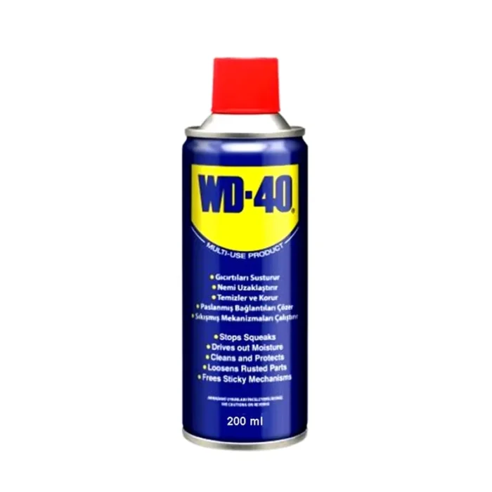 WD-40 200ml Koruyucu Yağlayıcı Pas Sökücü WD 40 Çok Amaçlı Sprey - Görsel 1